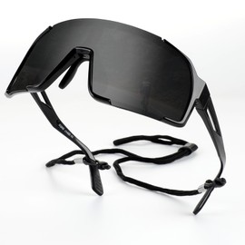 BamLom Sports Sunglasses Men Women Cycling Glasses Mirrored Sports Glasses for MTB Road Bike Cycling Biking Running Enduro TR90 UV400 UV Protection Glasses for Cycling