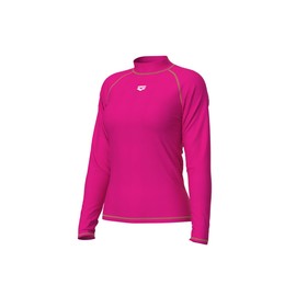 ARENA Women's Vest L/S Graphic Rash Guard Shirt, Freak Rose, XS