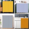 BESTORI Cabinet Curtains for Shelves Privacy Closet Curtain Dust Proof