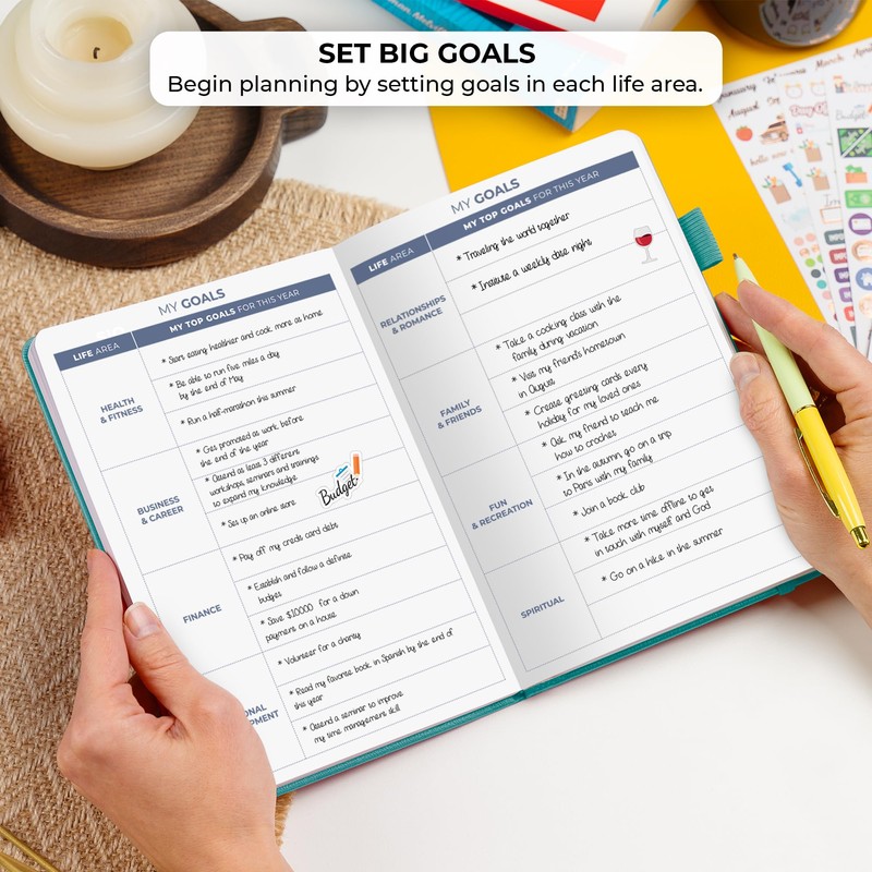 Clever Fox Planner 2nd Edition – Colorful Weekly & Monthly