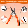 8 inch Farrier Tool Kit, Coldairsoap 3PCS Goat Hoof Trimmers