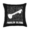 Sitar Problem Solving Musicians Rhythm Throw Pillow