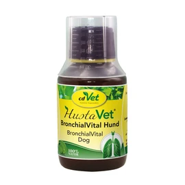 cdVet Natural Products CoughVet BronchialVital 100 ml - Dog - supports upper respiratory function and respiratory condition - self-cleaning mechanism of the bronchia - Immune defense -