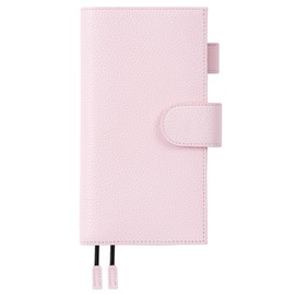 Moterm Leather Cover for Hobonichi Weeks - Fits Hobonichi Weeks/Weeks Mega with Back Pocket (Pebble Quartz)