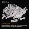 MECCANIXITY Silicone Rubber Bands Rings 100Pcs Non-slip 20mm Dia 0.7mm