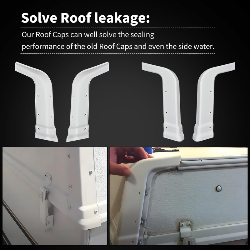 AQBB Replacement RV Roof Corner Caps for Pop Up Campers,Compatible