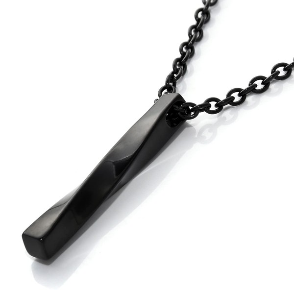 SEIYA INTERNATIONAL Men's Necklace, Stick, Pendant, Simple Accessory, Stainless Steel,