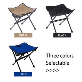 LIFEWITHCAMP Camping Stool Lightweight Small Folding Chair 13 Inch Portable Folding Stool for Outdoor Walking Hiking Fishing 400 LBS (Stool-Blue)