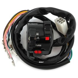 Lights - Turn Signal - Horn - Left Handlebar Switch Assembly - Compatible with Yamaha DT100 DT175 DT250 DT360 DT400