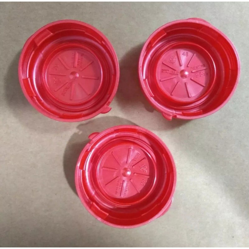 Stanpac Replacement Glass Milk Bottle Lids 48mm Caps for Libbey