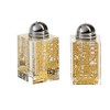 Salt and Pepper Sheakers Jerusalem -Crystal- gold - Add Elegance