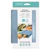 NERTHUS FIH 869 Sandwich Bag XL Reusable, Blue, Adjustable, Easy