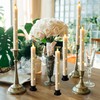 Da by 3 Pcs Flickering Flameless Battery Operated Taper Candle-Window