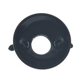 KAISH Black Brass American Thread Electric Guitar Jackplate Electrosocket Jack Plate for FD American/MIM Style Tele/Telecaster