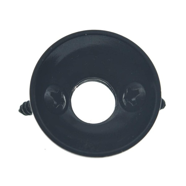 KAISH Black Brass American Thread Electric Guitar Jackplate Electrosocket Jack