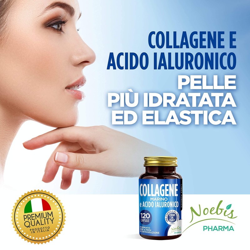 Collagene Marino e Acido Ialuronico: Integratore per Pelle, Ossa e