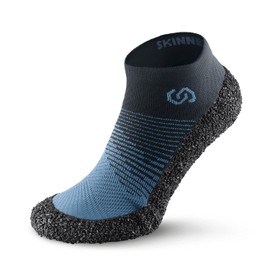 Skinner 2.0 | Minimalist Barefoot Socks for Men and Women | Ultra Portable Lightweight Shoes, marine, S