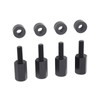 4Pcs Seat Lift Mount Kits 2 Inch Black Reliable Rugged