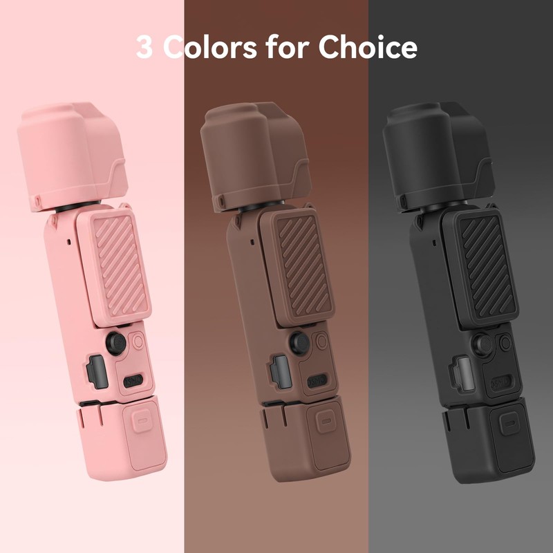 AMAZEAR Silicone Case Compatible with DJI OSMO Pocket 4, Pocket4