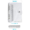 6 Hole A6 Personal Organizer Binder A6 Transparent Button Notebook