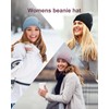 Ocatoma Beanie Hat for Men Women Warm Winter Knit Cuffed