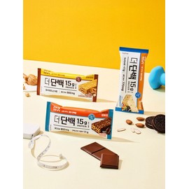 Binggrae The Protein Protein Bar 9 Pieces, Choose 1 (Crunch Bar, Chocolate Crunch Bar, Peanut Butter, Mild Bar, Almond Cookie) / 빙그레 더단백 프로틴바 9개입 택1(크런치바 초코  크런치바 피넛버터  마일드바 아몬드쿠키)