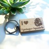 Ashton and Finch I Love Springer Spaniels Keyring – Wooden