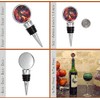 Libra Scales Zodiac Illustration with Stars Wine Stopper