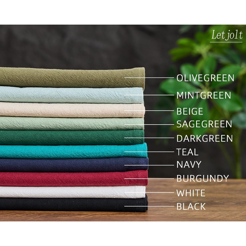 Letjolt Olive Green Table Runner 72 Inches Rustic Farmhouse Table
