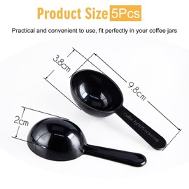 5 Pieces Plastic Measuring Spoons, Baking Spoons, Coffee Powder Measuring Spoons, Mixing Spoons, Mini Measuring Spoons, Kitchen Utensils