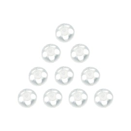 Hearing Aid Domes, Click Open Dome for Hearing Aids,6Pcs Hearing Aid Domes Compatible with Vivia & Signia Hearing Aid (10mm)