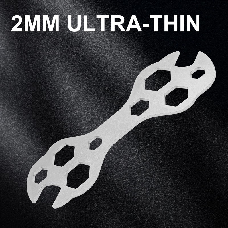 Xuzimaoyi Multi-Hole Bicycle Spanner Wrench Tool 2mm Flower Wrench Multi-Function