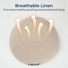 Lorzon 6 Pack Bread Proofing Basket Cover, 10 Inch Round