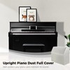 Upright Piano Cover, Piano Full Cover Dustproof Waterproof, Silver-coated Oxford