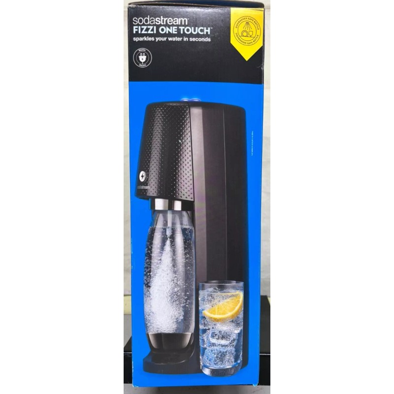 SodaStream New SodaStream Fizzi One Touch Soda Maker Black With