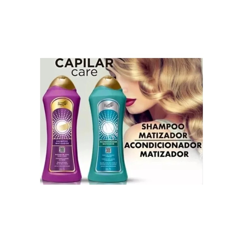 KJ Shampoo Matizador Para Realzar Canas Luces Y Rayos 800ml