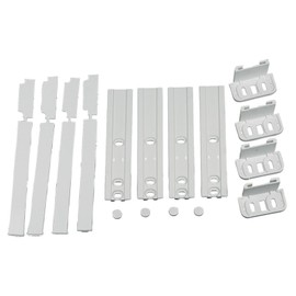 LUTH Premium Profi Parts Door Assembly Kit for Tow Hinge Compatible with Bauknecht Whirlpool Ignis 481231019131 for Fridge Freezer Fridge Freezer Combination