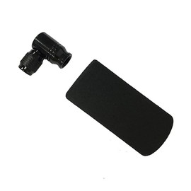 CO2 Inflator, Quick Portable Bicycle Tire Pump Head with Insulated Sleeve for Road and Mountain Bikes (Black)