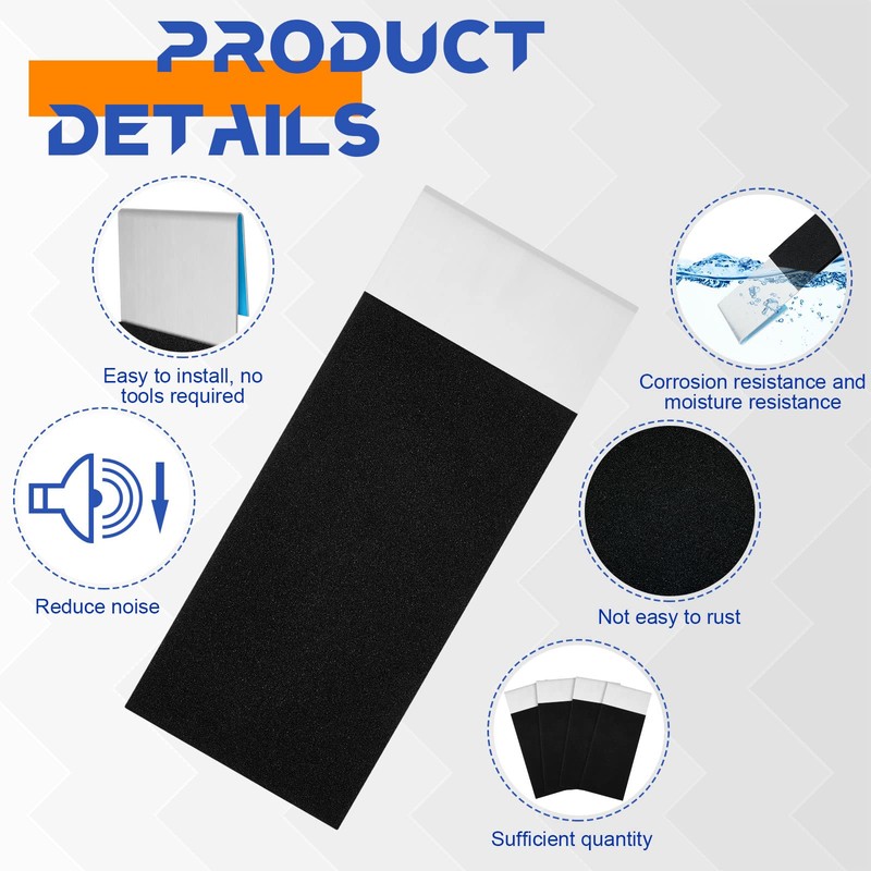 4 Pcs Downspout Silencer Gutter Insert Downspout Insert, 11 x