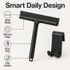 Silicone Shower Squeegee for Glass Doors - Wide Flexible Wiper