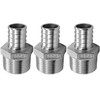 Fitvell Barb Crimp PEX 1/2" x 1/2" NPT Male Threaded