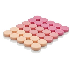 ZDZBLX 30 PCS Fridge Magnets Refrigerator Magnets Srong magnets Small Magnets for Whiteboard Heavy Duty Magnets Mini Magnets Cute Magnets Decorative Round Magnets for Fridge Locker Kitchen Office,Pink