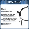 INFINAUTO ABS Wheel Speed Sensor Rear Left Right ABS Sensor