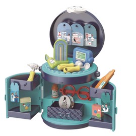 Kids Pretend Toy Bag Playset Scenario Simulation Educational Pretend Toy Playset for Boys Girls Doctor Toy Hangbag