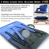 BRAWNTIDE Stadium Seat with Back Support - Thick Comfy Cushion,