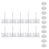 PATIKIL 50 mm Perforated Insulation Pins with Round Washers, 50