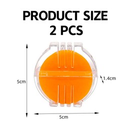 2 Pcs Beeswax Thread Conditioner for Hand Sewing, Practical Thread Wax with Plastic Box for Quilting and Embroidery, Essential Sewing Supplies in Yellow for Smooth Stitching and Knot Free Threads