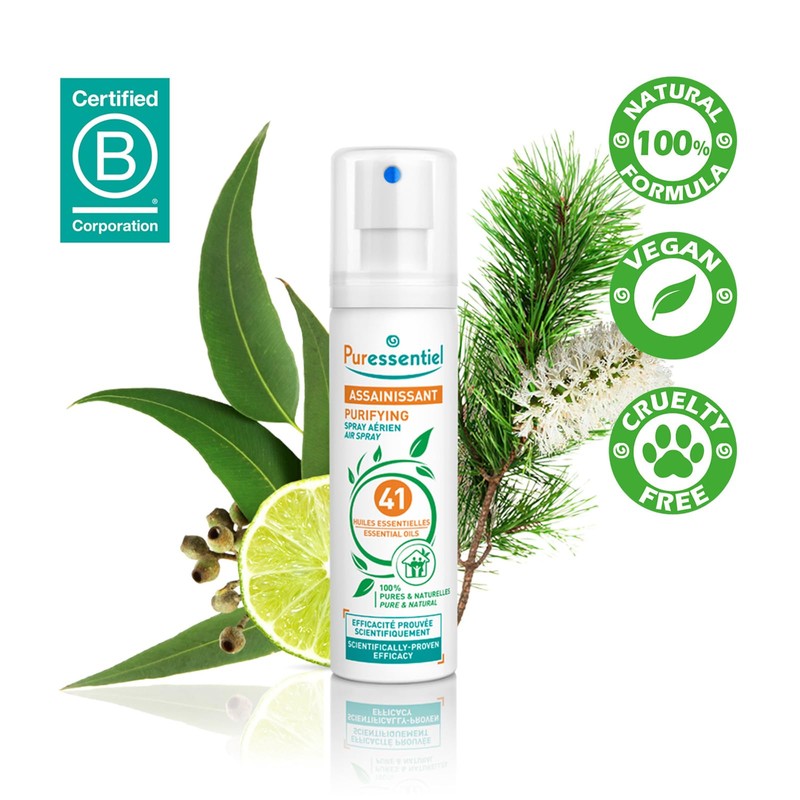 Puressentiel Purifying Air Freshener Spray - Room Spray with 41