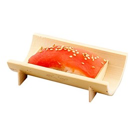 Restaurantware 4 Inch x 2 Inch Bamboo Canoe Dishes 100 Mini Bamboo Serving Boats - Heat Resistant Disposable Natural Bamboo Small Sushi Boats For Parties Or Catering