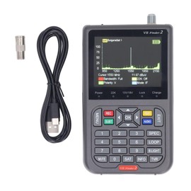 Satellite Finder DC5V 9V 12V Input Voltage 3.5 Inch Screen Digital SAT Meter Type C Fast Charge Multifunction DVB Receiver